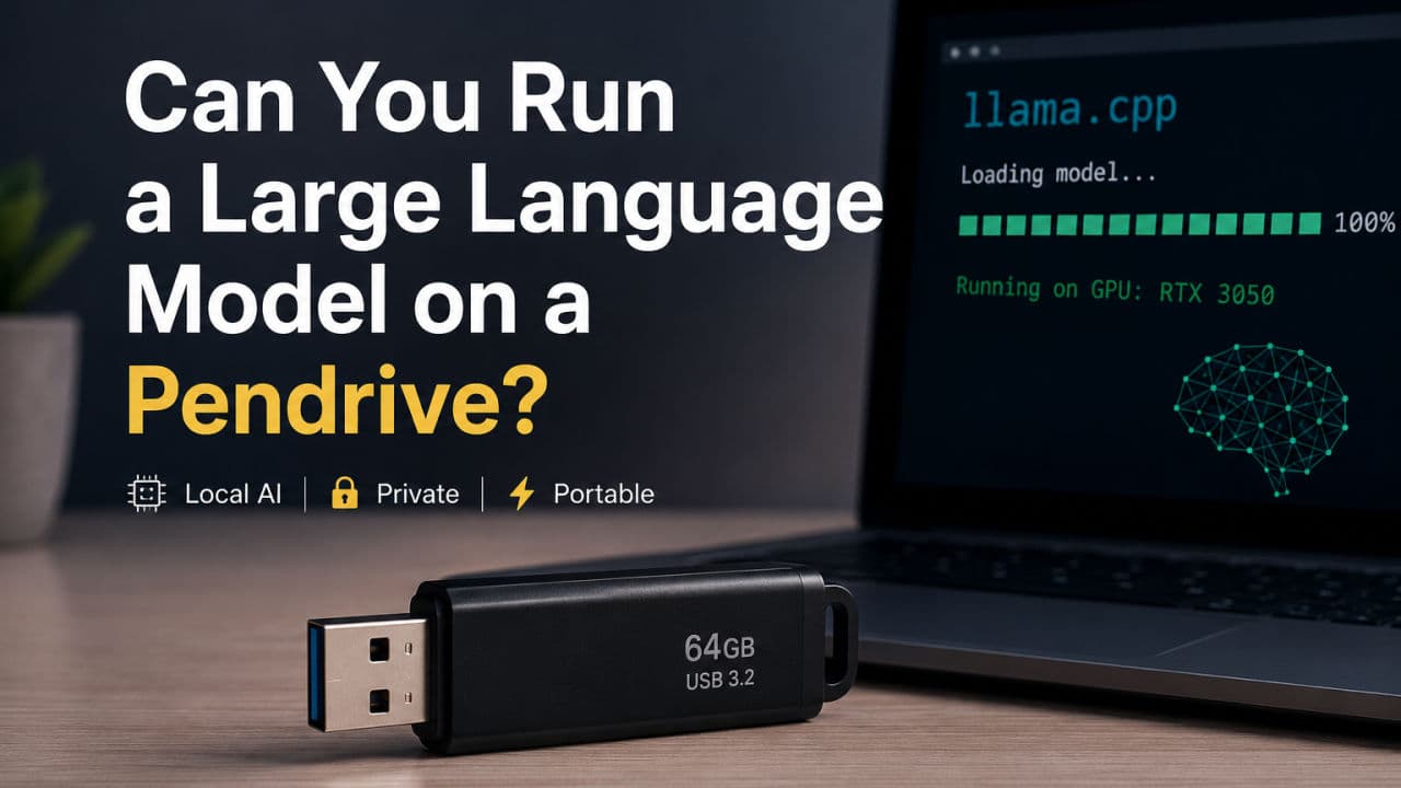 Can You Run a Large Language Model on a Pendrive?